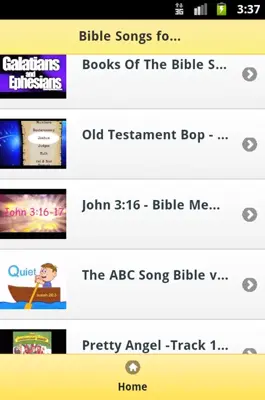 Bible Kids Songs android App screenshot 4